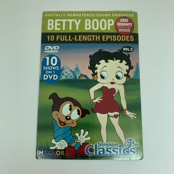 Betty Boop 10 Full-Length Episodes DVD. - Picture 1 of 2